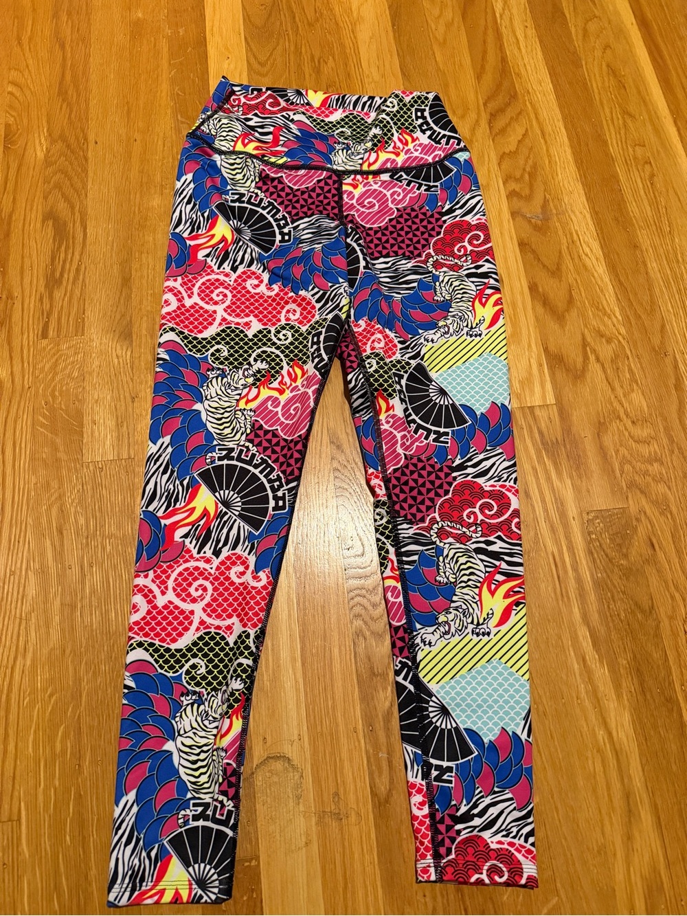 Zumba Fitness Bold Multicolor Graphic Leggings